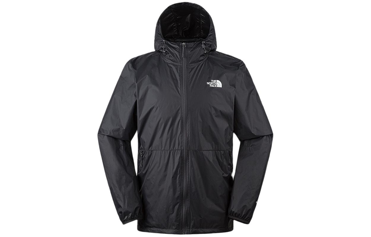 TNF Urban Exploration SS24  UV Protection Hooded Jacket - Dark Grey. NF0A8AUQ-0C5