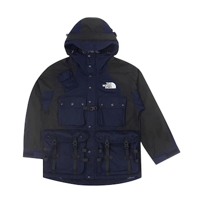 TNF Urban Exploration SS24 Denim Multi-Pocket Work Jacket Navy Men NF0A884V-DG7