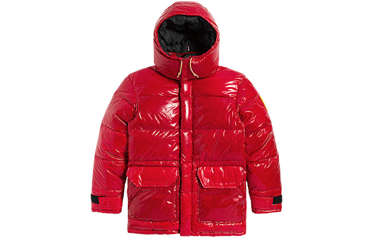 TNF Urban Exploration Water-Resistant Puffer Jacket Red Men NF0A4VVB-682