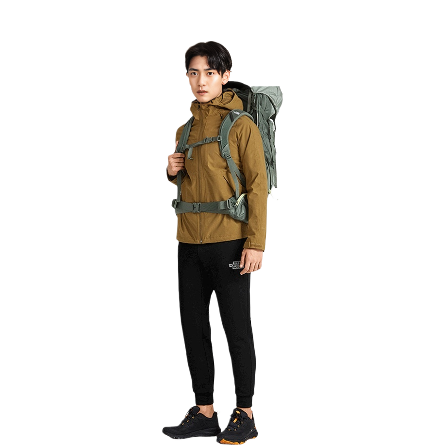 TNF Urban Exploration Waterproof Breathable Jacket Brown Mens NF0A4R2N-173 圖 3