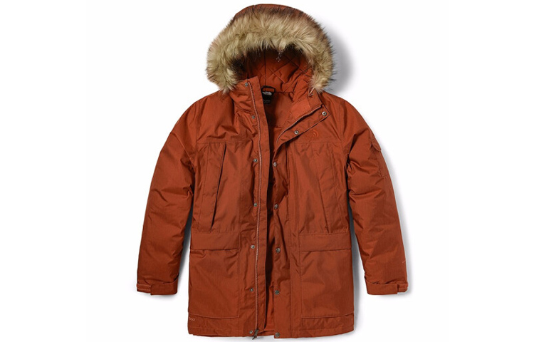 TNF Urban Exploration Waterproof Down Parka Brick Red NF0A4NBG-UBC