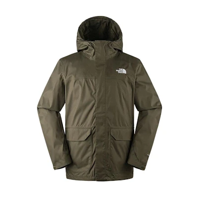 TNF Urban Exploration Waterproof Hooded Shell Jacket Green NF0A8AUK-21L