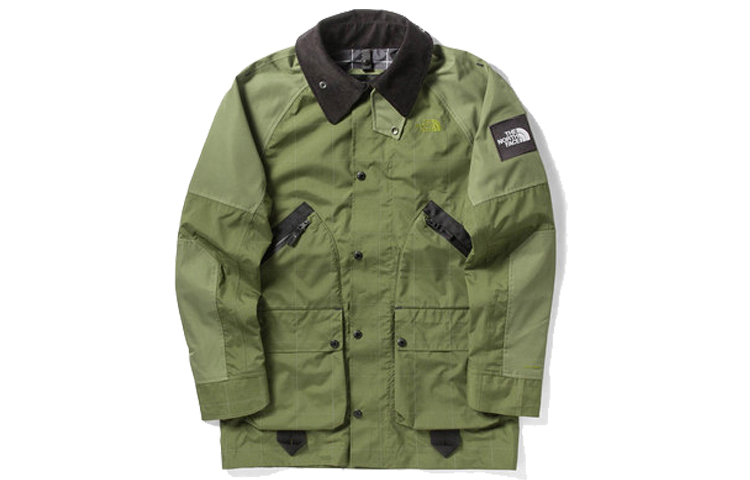 TNF Urban Exploration Waterproof Windbreaker Jacket - Green 3RMW-7D6