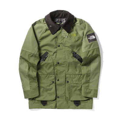 TNF Urban Exploration Waterproof Windbreaker Jacket - Green 3RMW-7D6