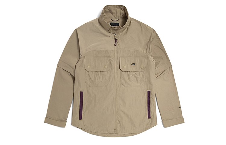 The North Face Urban Exploration Windproof Breathable Khaki Logo Shirt Unisex NF0A5JUD-CEL