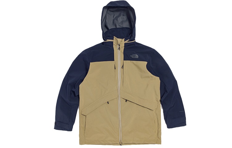 TNF Urban Exploration Windproof Water-Resistant Jacket Khaki Men NF0A7QQ1-PLX