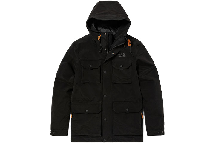 TNF Urban Exploration Windproof Waterproof Black Jacket NF0A5AZN-JK3