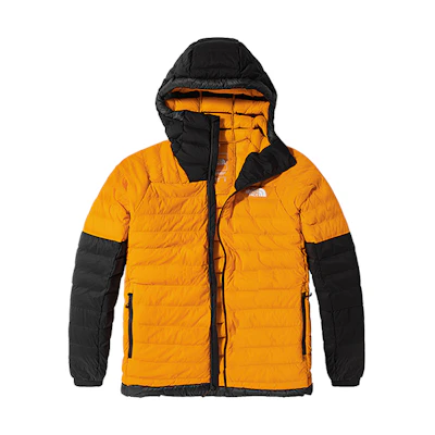 TNF Urban Exploration Yellow Water-Resistant Down Jacket for Men NF0A4R2O-ZU3