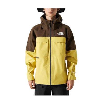 TNF Urban Exploration Yellow Waterproof Hooded Shell Jacket NF0A87U7-TOK