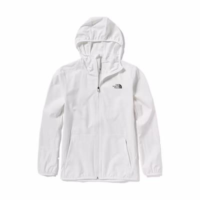 TNF Urban Outdoor Logo Print Windbreaker Jacket - White NF0A7WCY-FN4
