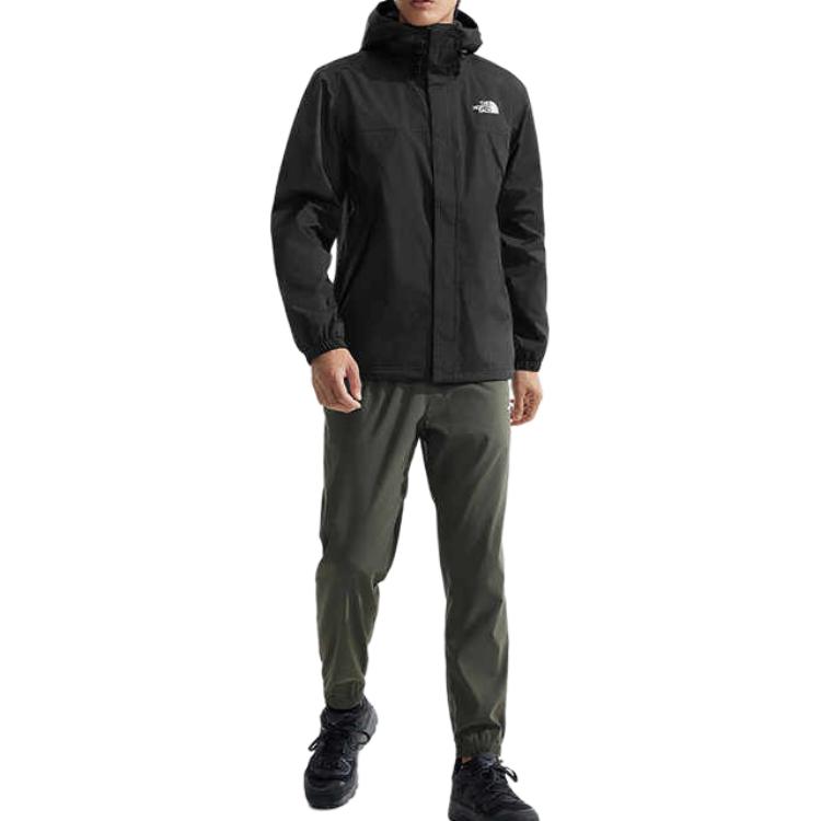 TNF Urban Outdoor Series Black Waterproof Hooded Jacket for Hiking NF0A7QOH-JK3 圖 5