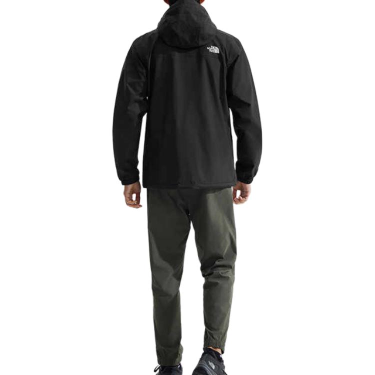 TNF Urban Outdoor Series Black Waterproof Hooded Jacket for Hiking NF0A7QOH-JK3 圖 6