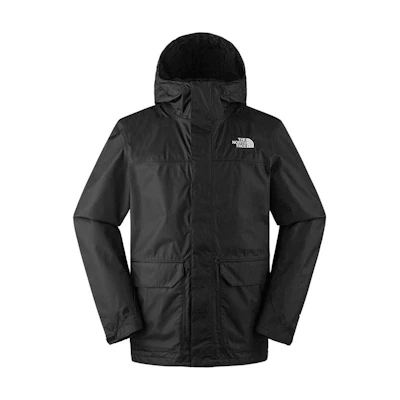 TNF Urban Outdoor Waterproof Windbreaker Jacket - Black NF0A8AUK-JK3