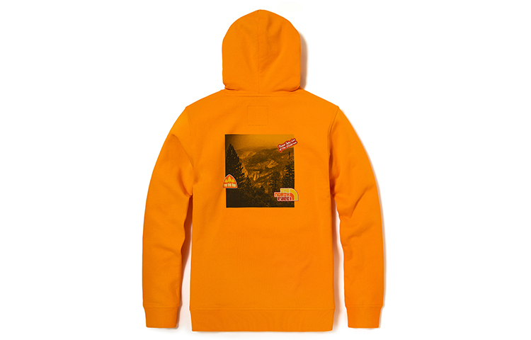 TNF Vanlife Retro Edition Logo Hoodie Unisex Orange NF0A5JW6-PKH
