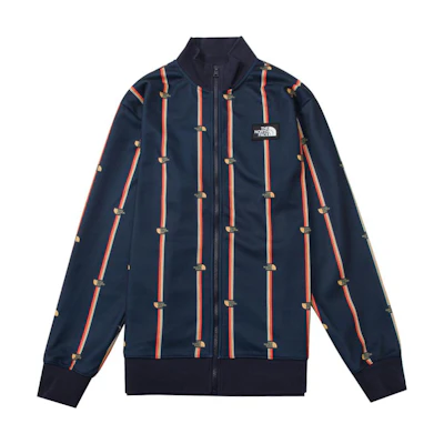 TNF Vanlife Retro Limited Navy Full-Print Logo Jacket Unisex NF0A5JW7-RG1
