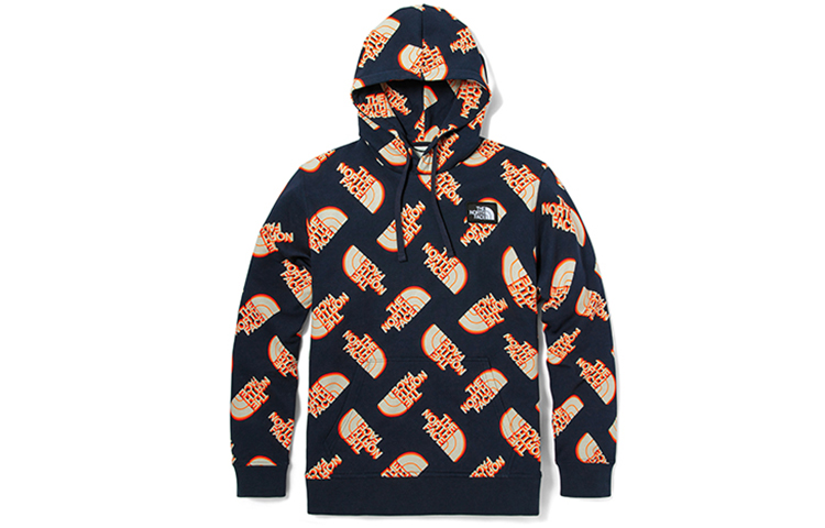 TNF Vanlife Retro Logo Print Hoodie Navy Unisex Limited Edition NF0A5JW5-RG1