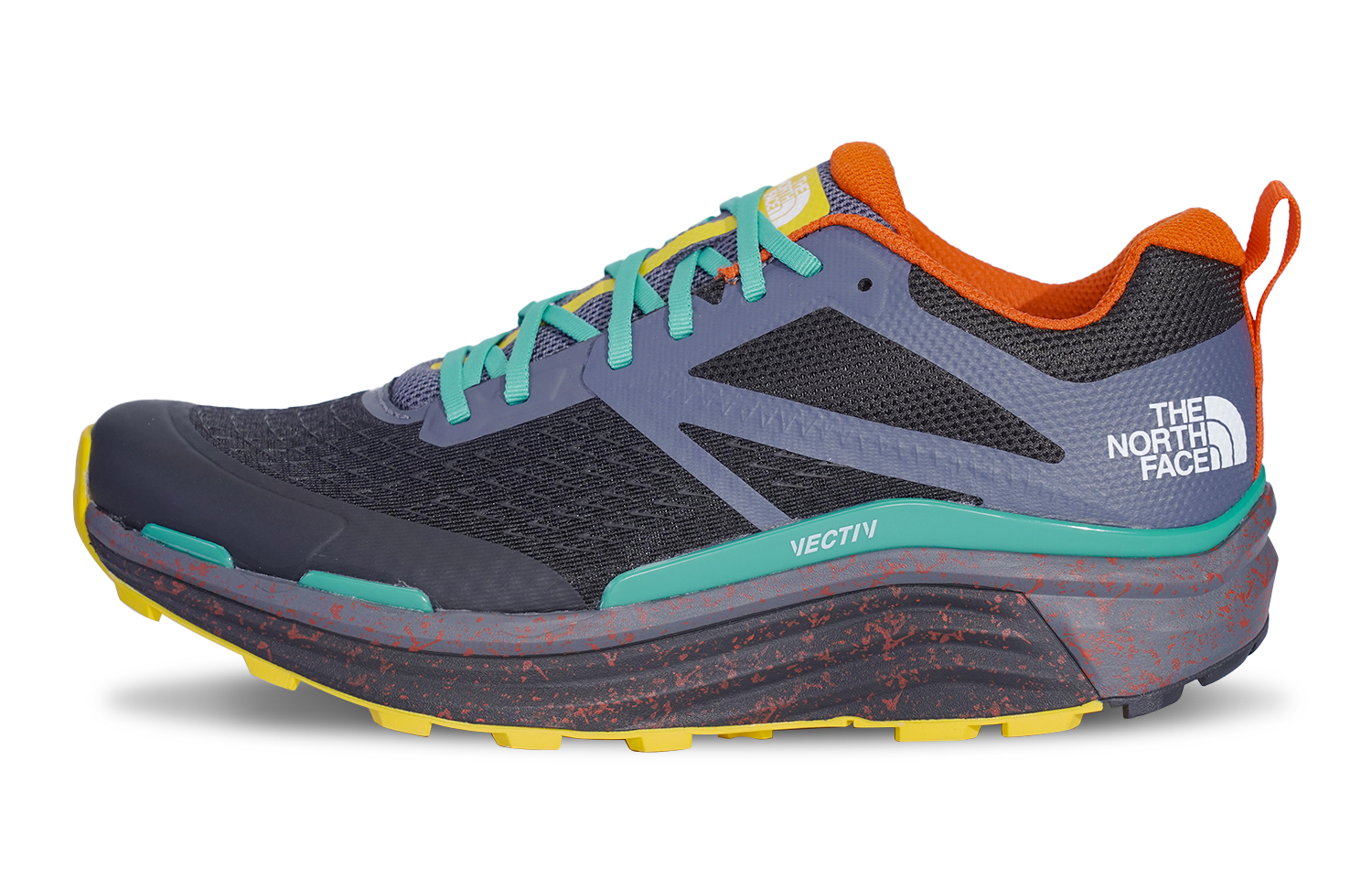The North Face vectiv Enduris II Trail Running Shoes 'Black Red Teal'