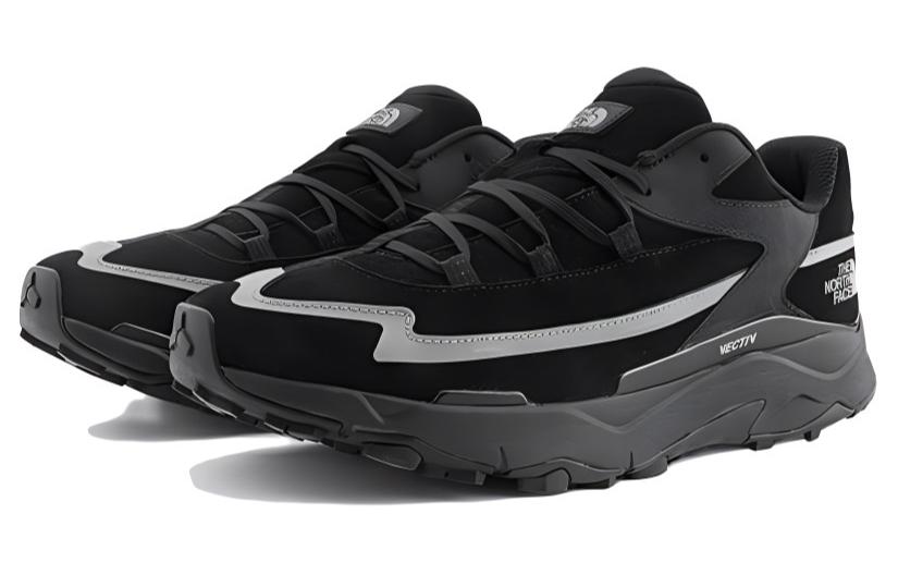 Order 北面THE NORTH FACE VECTIV 舒適耐磨 減震防滑 低筒 戶外功能鞋 男款 黑色
