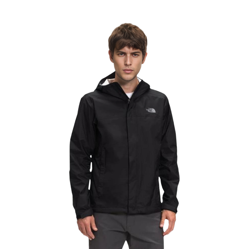 TNF Venture 2 Black Hooded Zip Jacket - Solid Color NF0A5EH8-JK3 圖 4