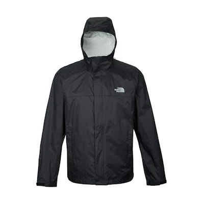 TNF Venture 2 Black Logo Hooded Waterproof Jacket Black NF0A2VD3-JK3