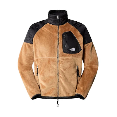 TNF Versa Vintage Colorblock Velvet Jacket Almond Oil NF0A84F6-KOM