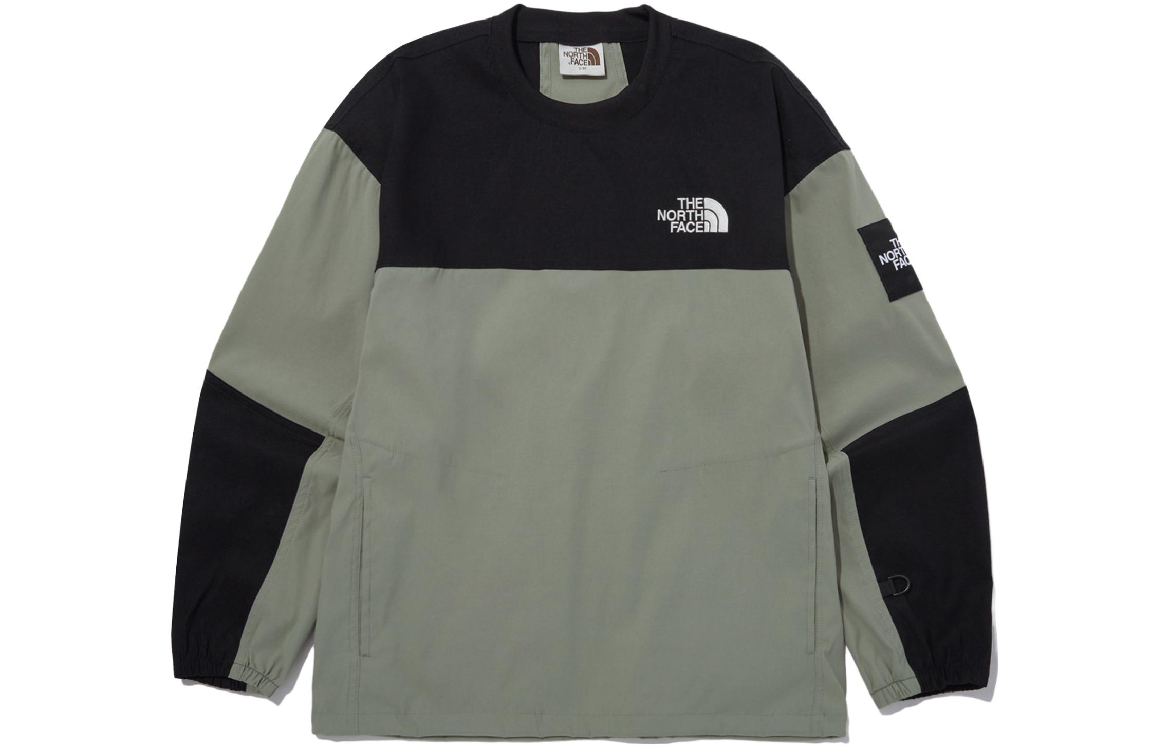 The North Face Vintage Logo Crewneck Sweatshirt Unisex Military Green NM5MP03M