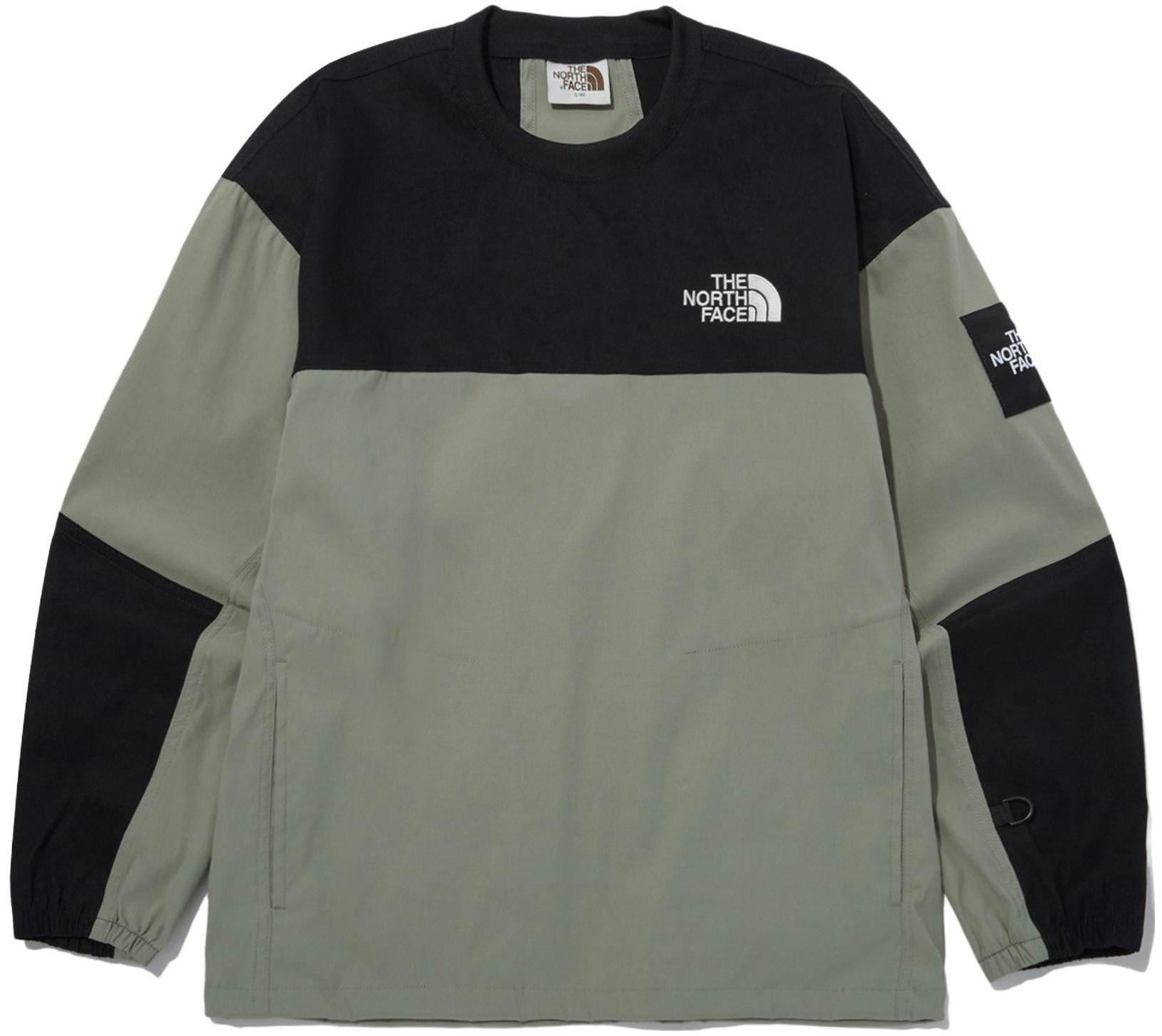 the-north-face-vintage-logo-crewneck-sweatshirt-unisex-military-green-nm-5-mp-03-m