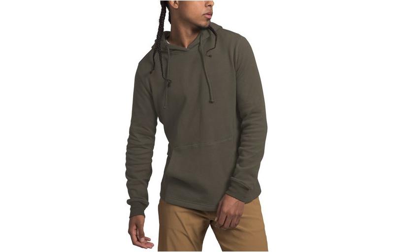 TNF Waffle Hoodie Brown Pullover Long-Sleeve Sweatshirt NF0A7WS8-21L