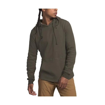 TNF Waffle Hoodie Brown Pullover Long-Sleeve Sweatshirt NF0A7WS8-21L