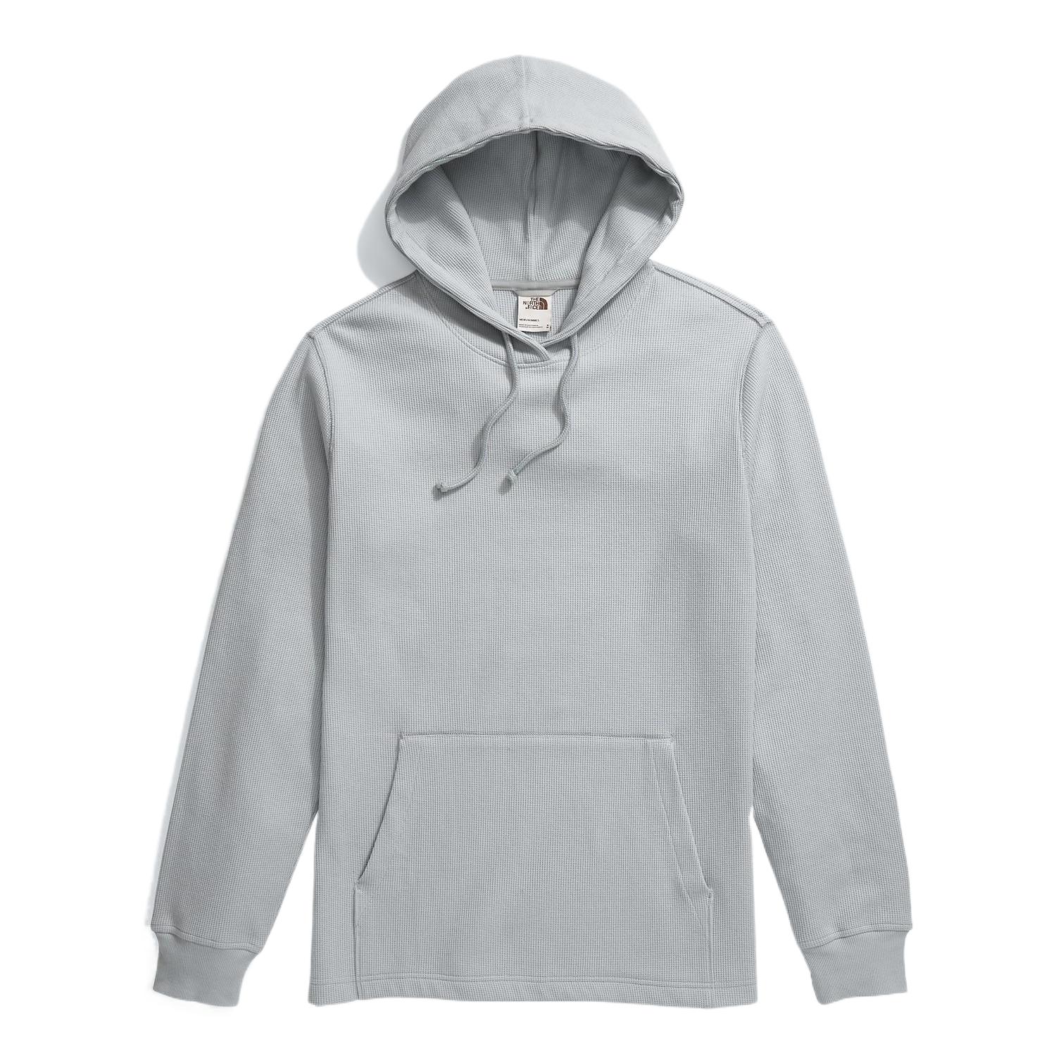 TNF Waffle Hoodie Pullover Sweatshirt Solid Grey NF0A7WS8-A0M