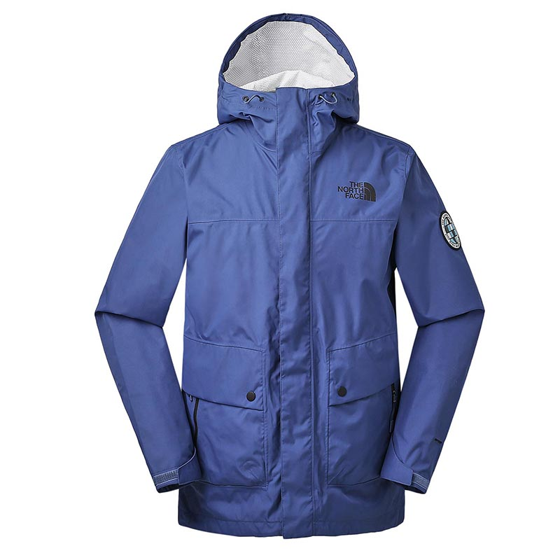 TNF Waterproof Breathable Blue Hoodie Jacket NF0A3V4N-HDC