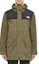Lookbook The North Face 防水透氣拼接連帽外套 綠色 NF0A4ALM-BQW