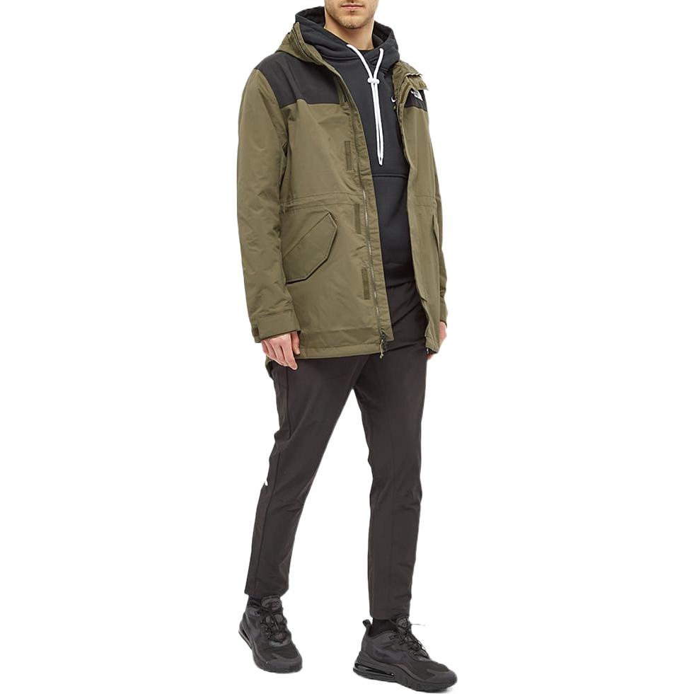 TNF Waterproof Breathable Colorblock Hooded Jacket Green NF0A4ALM-BQW 圖 5