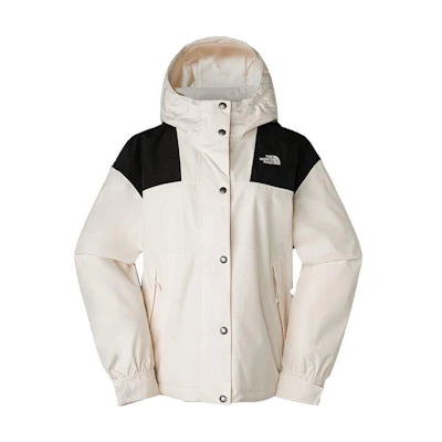 TNF Waterproof Breathable Colorblock Jacket Unisex White NFOA7UR9-N3N