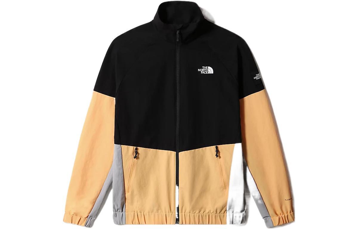 TNF Waterproof Breathable Colorblock Jacket - Orange NF0A7R2G-4W9