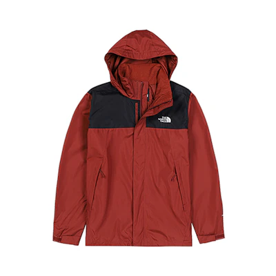 TNF Waterproof Breathable Hooded Outdoor Jacket - Maroon NF0A4UAU-BDQ