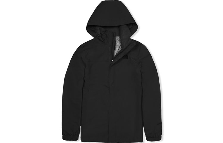 TNF Waterproof Breathable Outdoor Hooded Jacket Black NF0A4U5F-0C5