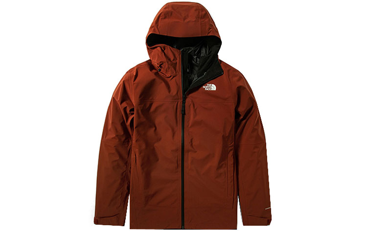 TNF Waterproof Breathable Outdoor Jacket in Red-Brown 4N9R-WEW
