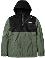The North Face Waterproof Colorblock Hoodie Jacket Black/Green NF0A5B43-YXN The North Face Waterproof Colorblock Hoodie Jacket Black/Green NF0A5B43-YXN