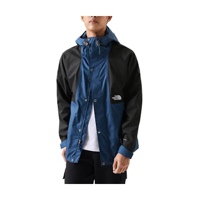 TNF Waterproof Hiking Jacket with Hood Blue NF0A5JZJ-MPF