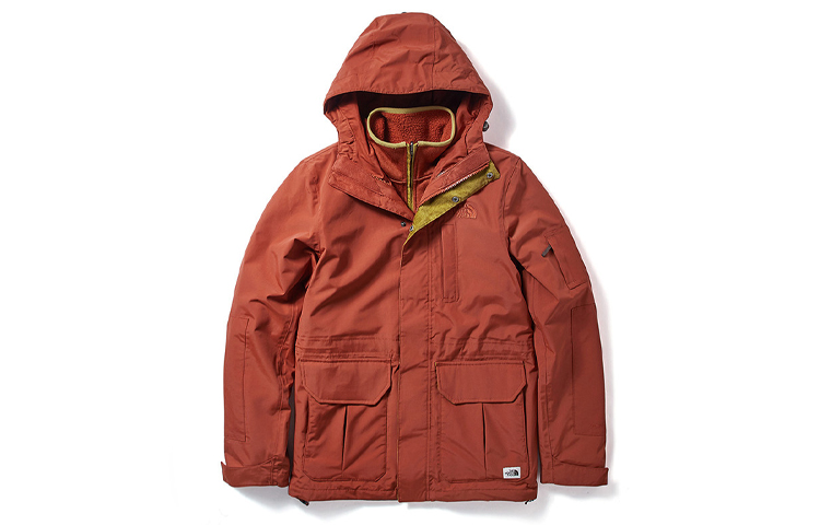 TNF Waterproof Insulated Outdoor Jacket - Red 3VU9-BDN