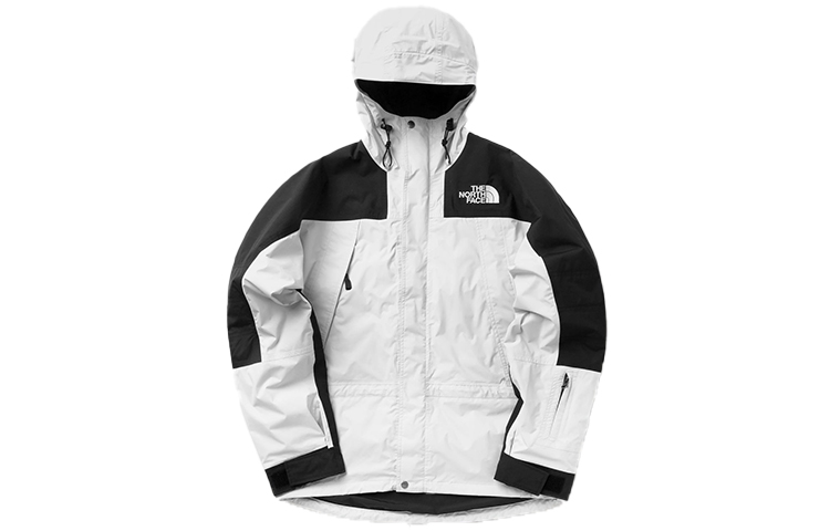 TNF Waterproof Windbreaker Hoodie Jacket Grey White NF0A52ZT-9B8 圖 2