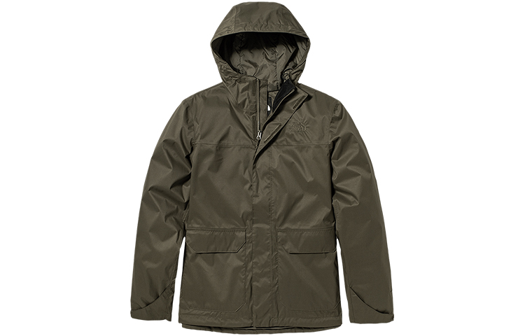TNF Waterproof Windbreaker Jacket Army Green Outdoor Hoodie NF0A497J-21L