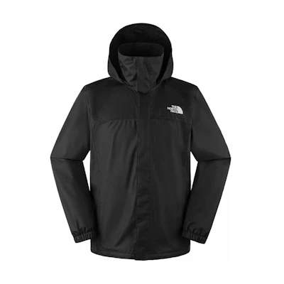 TNF Waterproof Windbreaker Jacket Black Hoodie NF0A8BA8-4H0