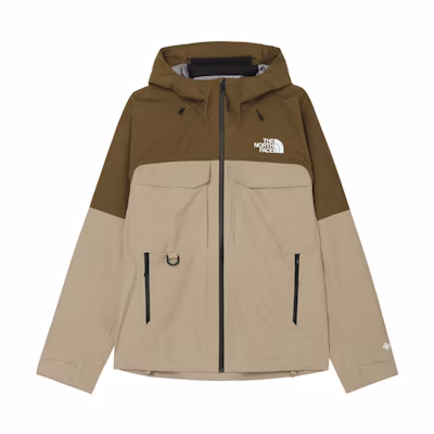 TNF Waterproof Windproof Hiking Jacket Stone Brown 24AW NF0A8AKE-7OX