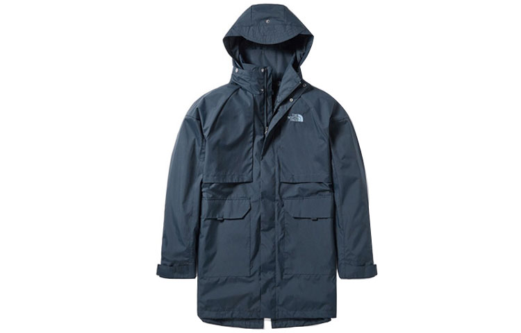 TNF Waterproof Windproof Outdoor Jacket - Solid Blue NF0A497H-H2G