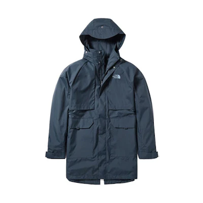 TNF Waterproof Windproof Outdoor Jacket - Solid Blue NF0A497H-H2G