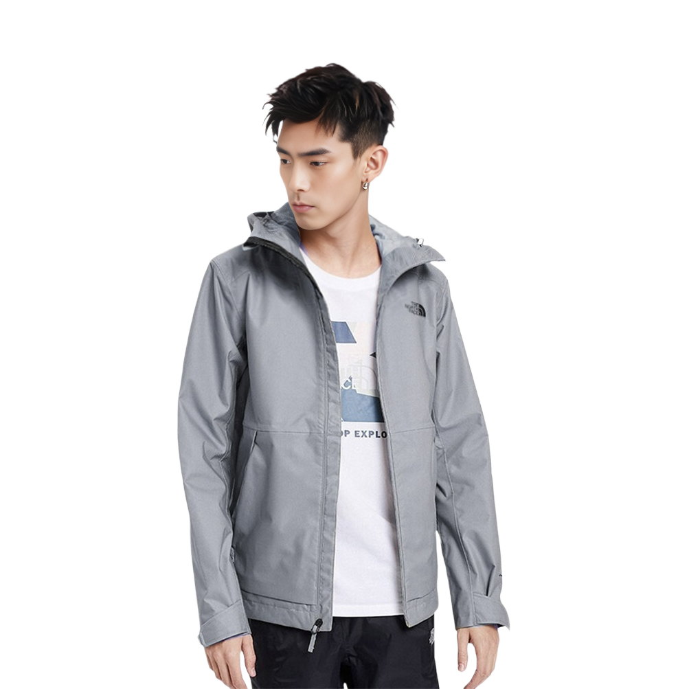 TNF Waterproof Windproof Outdoor Jacket - Grey NF0A4UDB-V3T 圖 3