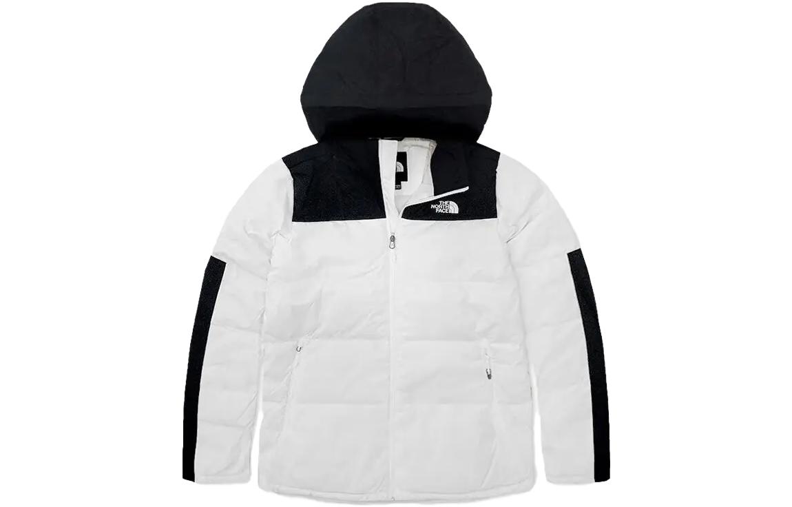 TNF White 550 Fill Power Down Jacket with Hood NF0A4U82-FN4