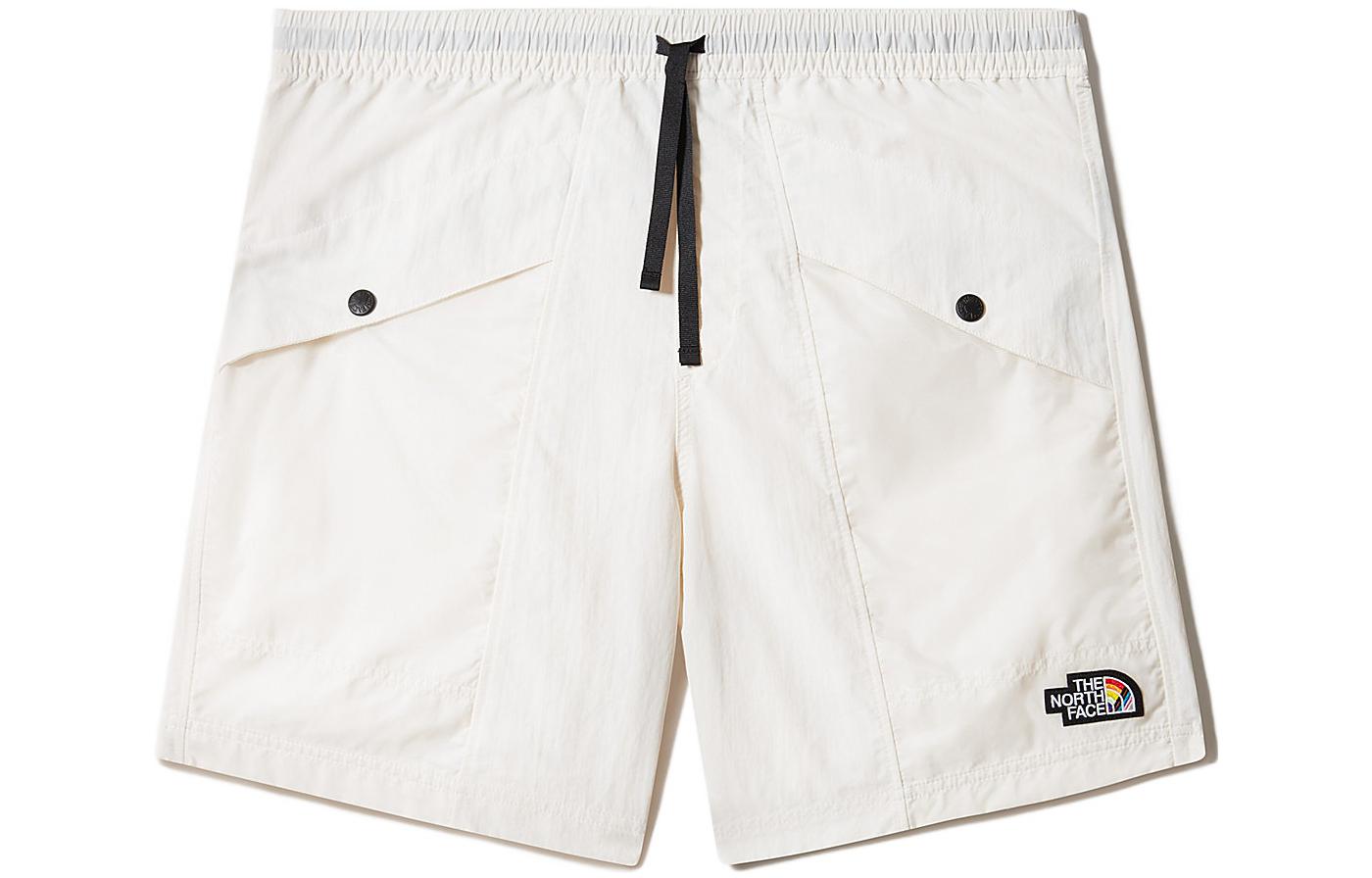 The North Face White Breathable Solid Casual Lace-up Shorts NF0A5J4G-N3N